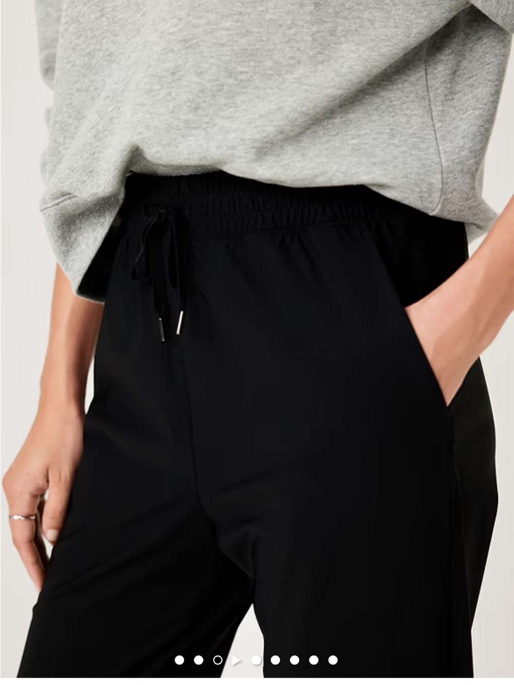 Old Navy Women's SleekTech Jogger - Black XS Petite - Picture 3 of 8